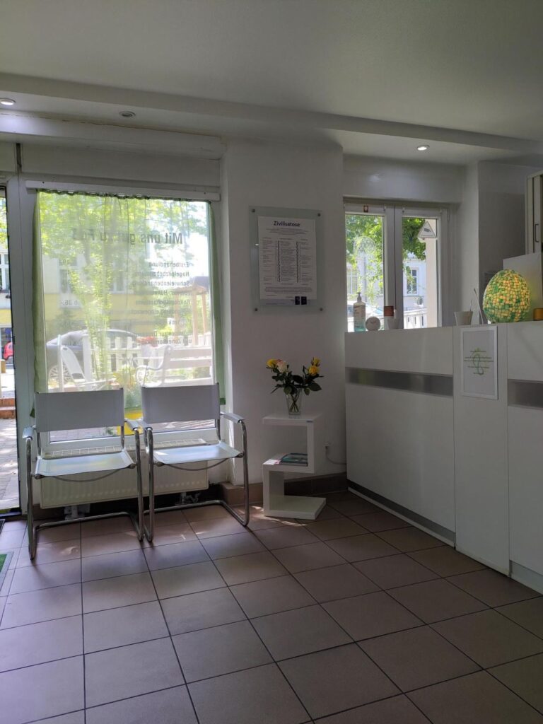 Eingangsbereich Fußpflege in Berlin Karlshorst (Lichtenberg)